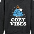 thumbnail image 3 of Peanuts - Charlie Brown Women's Winter Fleece Pullover Long Sleeve Shirts, 3 of 6