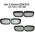 thumbnail image 2 of Bright Black Eight Pillar M Version Center Mesh Fit for BMW 1Series F20 F21 11-14, 2 of 8