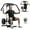 Black, variant on Syedee Chest Fly & Reverse Delt Machine, Plate-Loaded Pec Deck,  400 LBS Upper Body Specialty Machine, 4-Level Seat, 2:1 Ratio, Aluminum Pulleys, Compact Home Gym