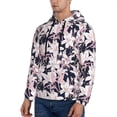 thumbnail image 3 of Salouo Lilies Flowers Pattern Men's Fall Hoodie Sweatshirt,Sport Hoodie with Pockets for Men Pullover Casual Hooded Sweatshirt-Small, 3 of 7