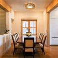 thumbnail image 4 of C Cattleya 13.75in. LED Rattan Flush Mount with Color Changing 3000K/4000K/5000K, 4 of 6