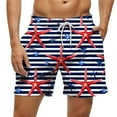 thumbnail image 2 of Kctiaxy Beach Shorts for Men Summer Elastic Waist Swimming Trunks Casual Cute Printed Loose Drawstring Board Shorts Swimwear with Pockets, 2 of 6