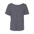 thumbnail image 3 of Bella + Canvas Ladies Slouchy T-Shirt - ASPHALT SLUB - 2XL - (Style # 8816 - Original Label), 3 of 5