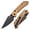 Bronze, variant on Tenable Fenrir Folding Pocket Knives Blackwash D2 Blade,Made G10 with Green Misty Mountain Inspired Pattern Handle,B1034H12