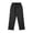 Black, variant on Xijirk Women Full Length Straight Leg Casual Trousers with Elastic Adjustable Tie Waist Side Storage Pockets Light Airy Soft Roll Up Ankle Pants for Daily Beach Home Outdoor Leisure Wear,Beige,5XL