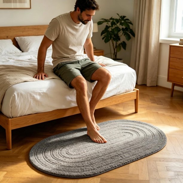 Alfombra de baño de microfibra suave absorbente - textura antideslizante en relieve, secado rápido, alfombra lavable a máquina, baño y cocina de baño
