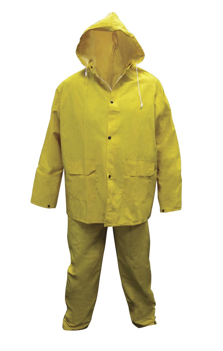 HeavyDuty PVC/Polyester Rain Suit