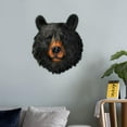 thumbnail image 2 of Cabeza de Animal , Escultura de Pared, Adorno , Estatua Colgante, Decoración Artística para Dormitorio, Decoración para Sala de Cabeza de Oso20x9.5x23cm, 2 of 8