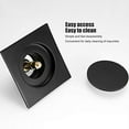 thumbnail image 3 of Black Floor Drain: Easy-Clean, Scent-Free, 3 of 9