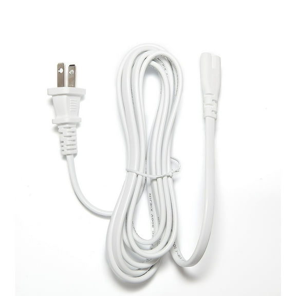 OMNIHIL (10ft Long) AC Power Cord for Canon PIXMA MX392 MX372 MX350 MX340 (White)