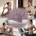 thumbnail image 2 of QSAWXQZ 5PC Bras for Women Breathable Air Full Supportive Wireless Hollow Out Workout Yoga Everyday Underwear 3XL, 2 of 10