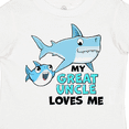 thumbnail image 4 of Inktastic My Great Uncle Loves Me with Cute Sharks Boys or Girls Toddler T-Shirt, 4 of 5