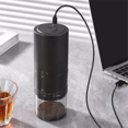 thumbnail image 3 of Portable Coffee Grinder Electric Burr Coffee Grinder for Traveling Camping with 38 Adjustable Grind Settings Silver, 3 of 8