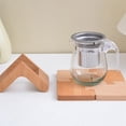 thumbnail image 3 of Wooden Puzzle Coffee Coaster Walnut Wood Heat Home Decor Stand Coaster, 3 of 6