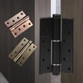 thumbnail image 4 of Langgg 2 Pcs Charnières en Acier Inoxydable Durables Performance Stable pour Meubles Charnières de Porte Bronze, 4 of 6