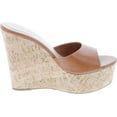 thumbnail image 6 of BAMBOO Women's Clear Band Platform Wedge Slide, 6 of 7