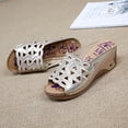 thumbnail image 4 of zttd women's slippers summer wedges bottom sandals casual shoes beach walk shoes a, 4 of 4