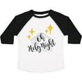 thumbnail image 3 of Inktastic Oh Holy Night Christmas Nativity with Yellow Stars Boys or Girls Toddler T-Shirt, 3 of 5