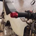 thumbnail image 4 of BOROCO Extremos de Manillar de Motocicleta, 1 par de Tapones de Manillar de Motocicleta, Extremos de Agarre de Manillar de aleación de Aluminio, Accesorios de modificación(Rojo), 4 of 5
