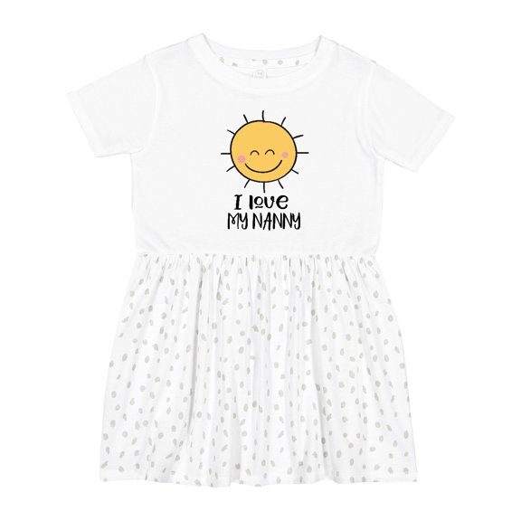Inktastic Sunshine I Love My Nanny Girls Toddler Dress