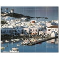 thumbnail image 1 of City Scene Ceramic Tile Mural Kitchen Backsplash Bathroom Shower, 404575-L54, 1 of 3