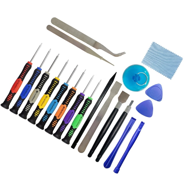 Bearachild Herramientas de reparación de móviles, herramienta de pantalla LCD, mango de plástico, Spudger antideslizante, destornillador de Type2 NO2