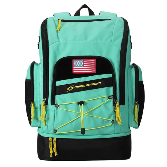 Mochila de natación Maelstrom, impermeable, 35 L, con compartimento para zapatos