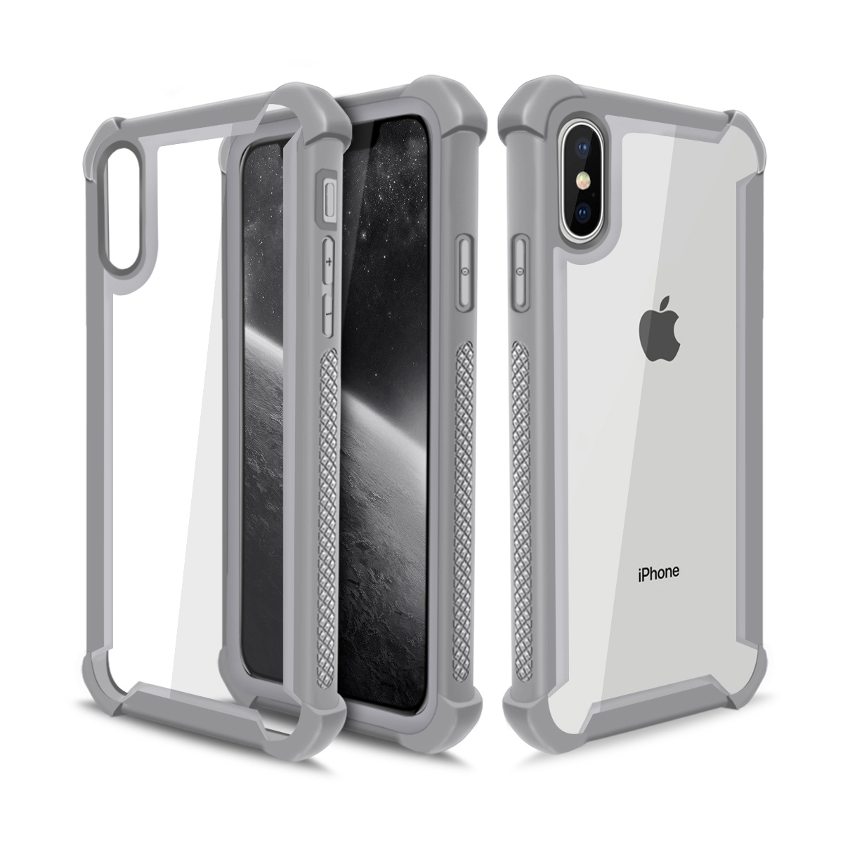 iPhone X Case, iPhone XS Case, Cellularvilla Heavy Duty Transparent