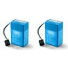 2 Pk, Power Wheels 6 Volt, Blue Battery, 00801-1457, 00801-1900