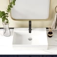 thumbnail image 1 of Moderno blanca rectangle bathroom vessel sink 24 x 17.7 x 5.1 pulgada, 1 of 6