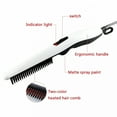 thumbnail image 7 of HIBIBUD 2026 New Beard Straightener Comb Quick Heated Hair Straightening Brush Styler for Men for Beard Grooming, Quick Straightening, Facial Hair Styling, Daily Use, Home Grooming, Easy Handling, 7 of 7