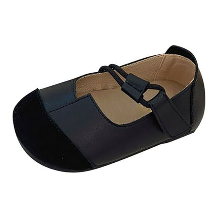 

Toddler Girl Black Soft Flats 3.5 Years-4 Years