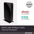 thumbnail image 3 of Módem de cable NETGEAR CM500 DOCSIS 3.0 300 Mbps Ethernet, 3 of 5