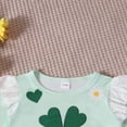 thumbnail image 5 of Ceisia Baby Bodysuit Long Sleeve Ruffle Bottom St Patricks Day Graphic Holiday Outfit Newborn Infant Romper Green 12 Months Gifts for Father, 5 of 8
