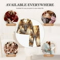 thumbnail image 7 of Kdxio Golden Horned White Dragon Women's Pajama Sets Long Sleeve Button Down Sleepwear Nightwear Soft Pjs Lounge Sets-XX-Large, 7 of 7