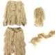 thumbnail image 4 of Vestidos Ghillie elásticos con capucha de camuflaje transpirable, ropa, chaqueta y pantalones, conjunto ligero para , fotografía naturalista marrón DYNWAVEMX Trajes Ghillie de camuflaje, 4 of 8