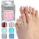 thumbnail image 1 of onlyliua Liquidación Uñas Postizas 24 Piezas de Pegatinas para Uñas de Los Pies para Mujeres y Niñas, 1 of 4
