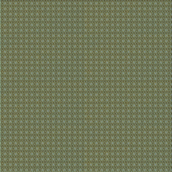 Ahgly Company Machine Washable Indoor Square Transitional Green Area Rugs, 6' Square