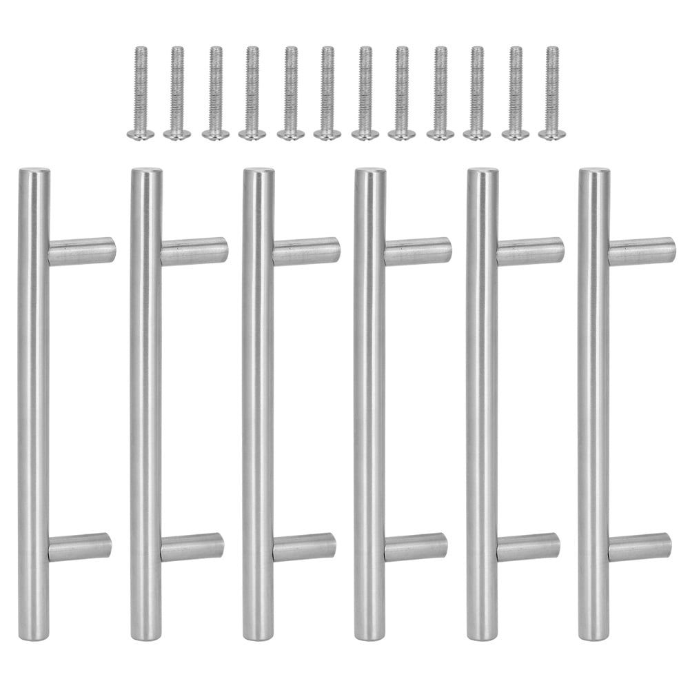 Easy Installation Drawer Handle, 6pcs Cabinet Handle, For Drawer Wardrobes