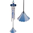thumbnail image 3 of Woodstock Windchimes Gem Drop Chimes Sapphire, Wind Chimes For Outside, Wind Chimes For Garden, Patio, and Outdoor Décor, 10"L, 3 of 7