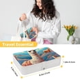 thumbnail image 5 of Alpaca Portable PU Leather Jewelry Organizer with Removable Compartment, Necklace Holder, Bracelet Holder, and Jewelry Boxes, 5 of 6