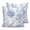 CornFlowerBlue, variant on 14x14 Pillow Covers Set of 2, Hydrangea Leaves Throw Pillow Covers Decorative Couch Cushion Case, Blue Striped Botanical Floral Microfiber Square Pillowcases for Bedroom Car Living Room