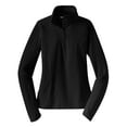 thumbnail image 5 of Yellow Rooster Women's Sport Wick Stretch 1/2 Zip Pullover Black 4XL, 5 of 7
