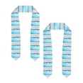 thumbnail image 2 of Hirioo Crystal Clear Water Splash for 72" Graduation Shawl Stole Unisex Adults Graduation Sash Honor Graduation Stole for High School and College-Flattened, 2 of 7