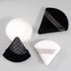 thumbnail image 5 of Borla de polvo triangular, 6 piezas Borla de polvo triangular Borla de maquillaje Borla triangular Estética elegante, 5 of 14