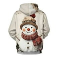 thumbnail image 4 of ShiShine Christmas Sweatshirts for Women Plush Warm Novelty Funny Xmas Tree Graphic Pullover Tops Loose Casual Shirts, 4 of 9