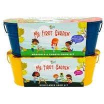 Kids Windowsill Grow Kit 2-Pack | Tomato, Marigold & Sunflower Seeds