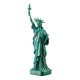 thumbnail image 1 of Escultura creativa Estatua de la Libertad en resina verde y dorada, 1 of 2