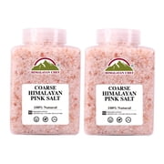 Himalayan Chef Pink Salt Coarse Grain, 100% Natural & Organic, Plastic Jar, Pack of 2, 10 lbs
