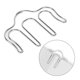 thumbnail image 2 of Lot de 2 supports de page de musique, pinces à livre, accessoires pour instruments de musique, type M, fer léger (argent), 2 of 4